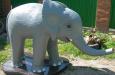Садовая фигура слона фото 3